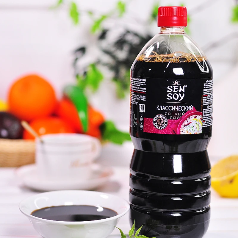 【两瓶】俄罗斯原装进口经典原汁酱油1000ml/瓶