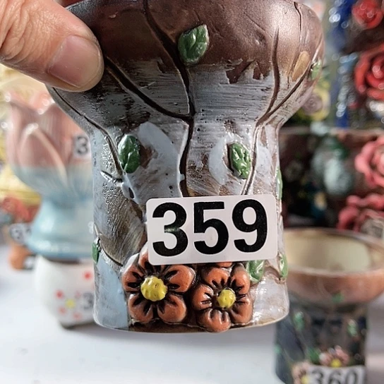 红陶多肉植物花盆