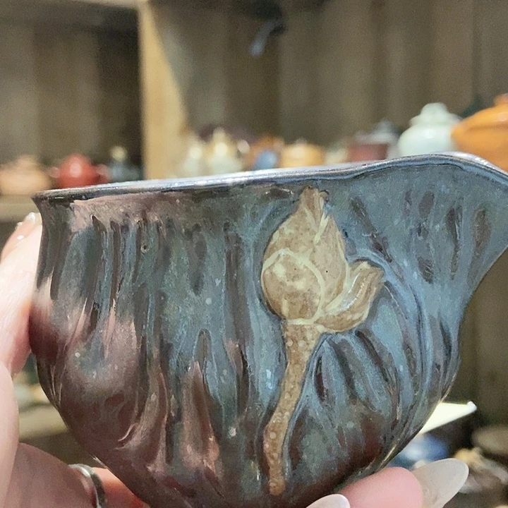 柴烧老岩泥高端茶器
