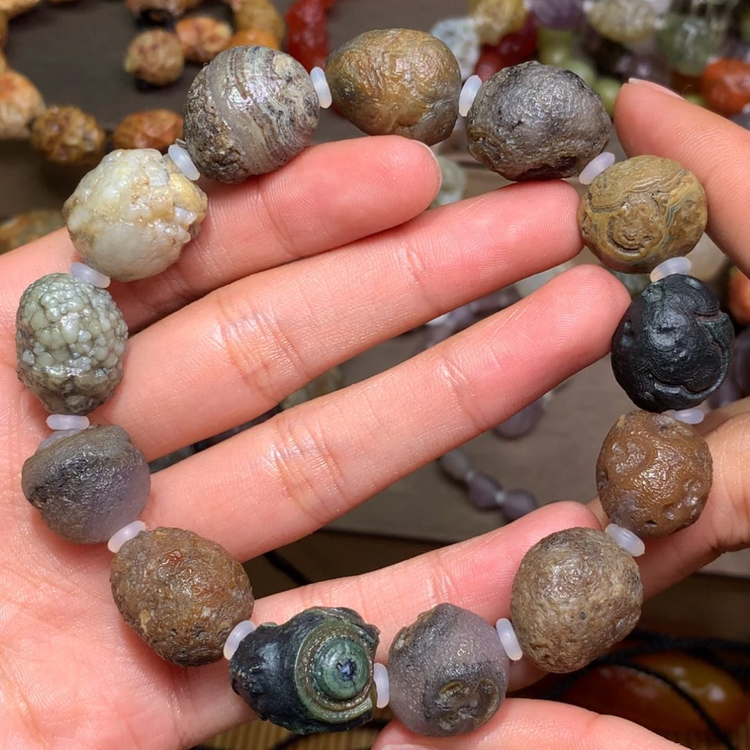 未镶嵌玛瑙/玉髓珠宝半成品