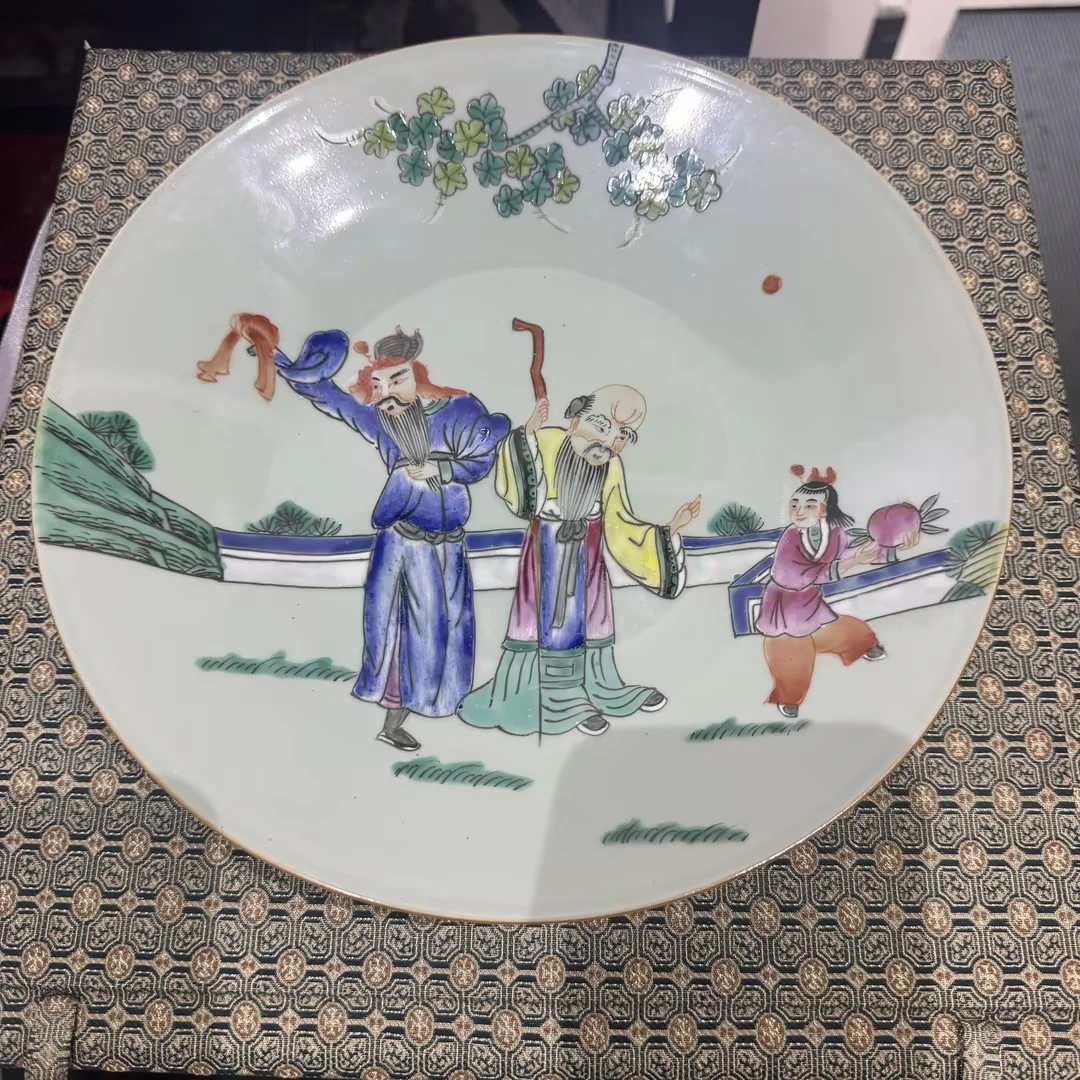 粉彩人物故事赏盘FC-112613