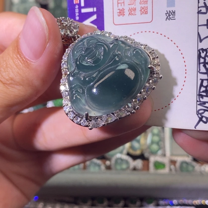 【闪购商品】翡翠未镶嵌颈饰天然