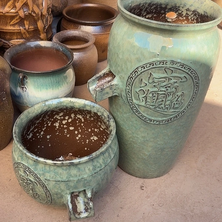 粗陶口径19/39，20/17进水口2.5厘米