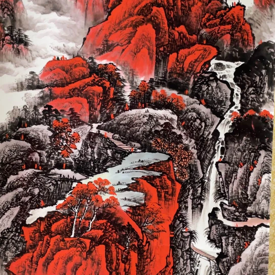国画老师手笔手绘作品图N