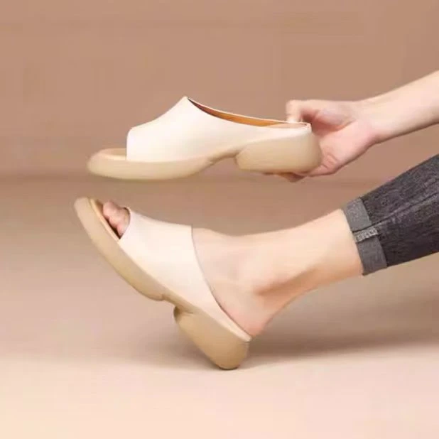 2025高品质夏季新款时尚厚底凉拖舒适防滑百搭时尚一字拖