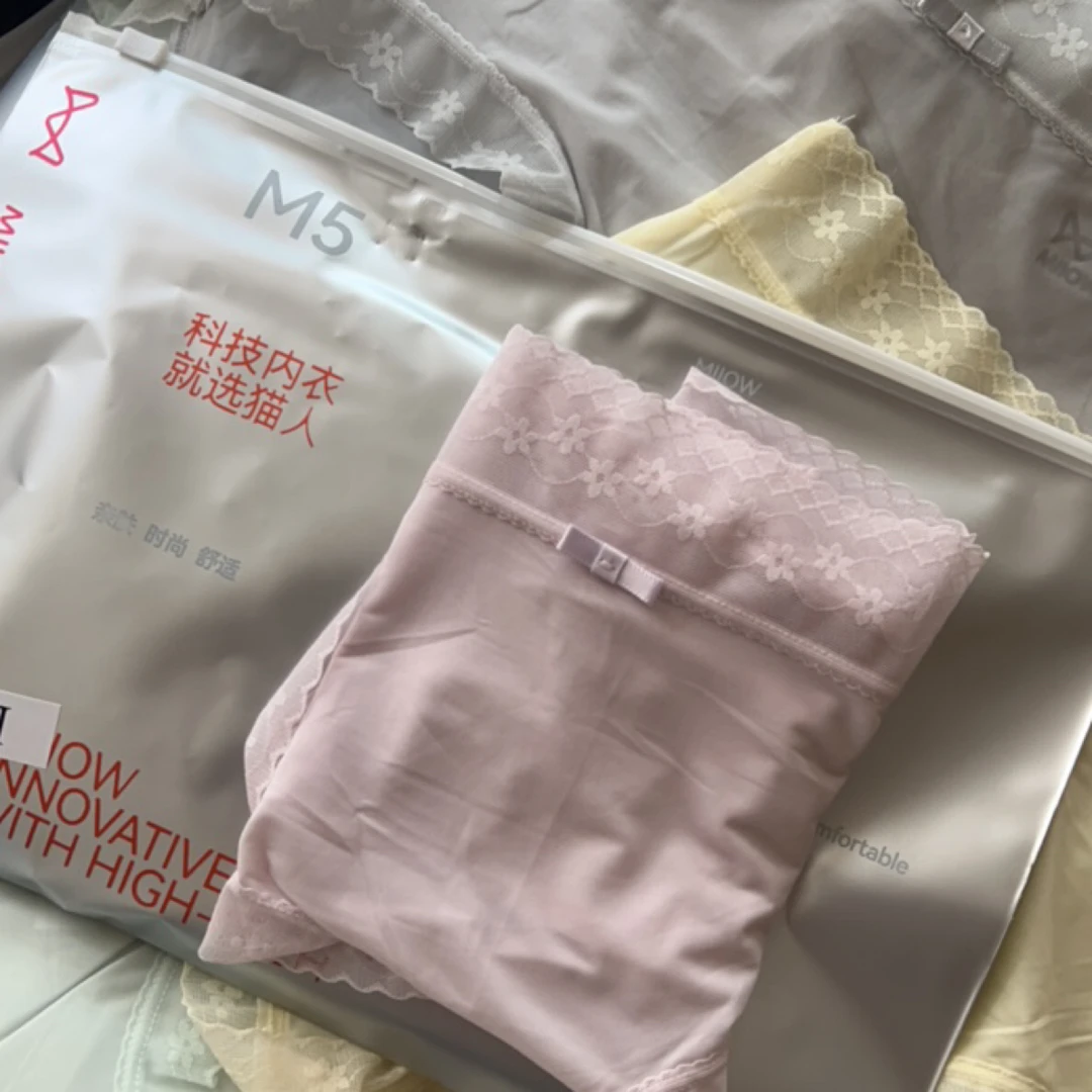 内内、【5条装。乳酸款、薄丝桑蚕丝】