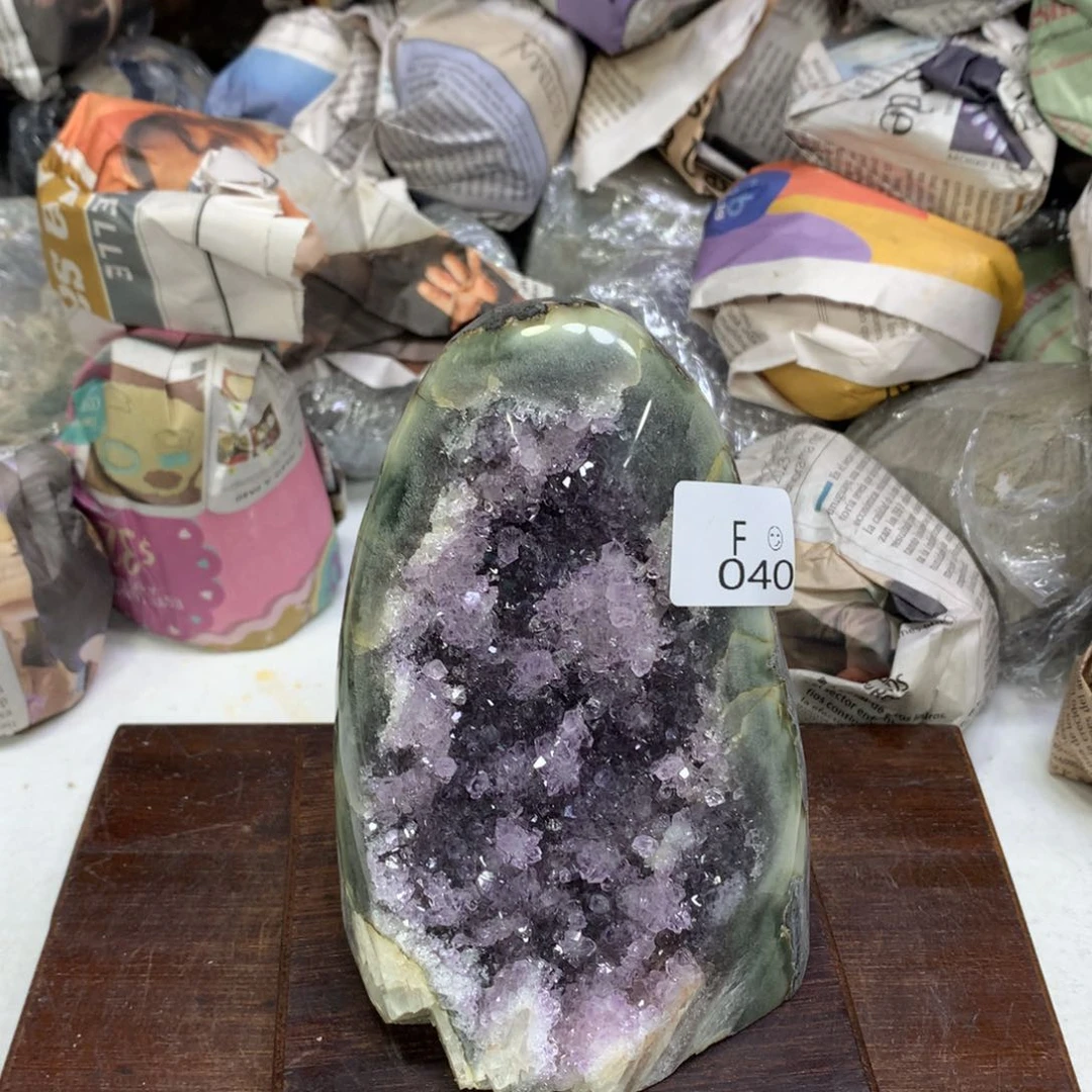 未镶嵌摆件紫晶水晶