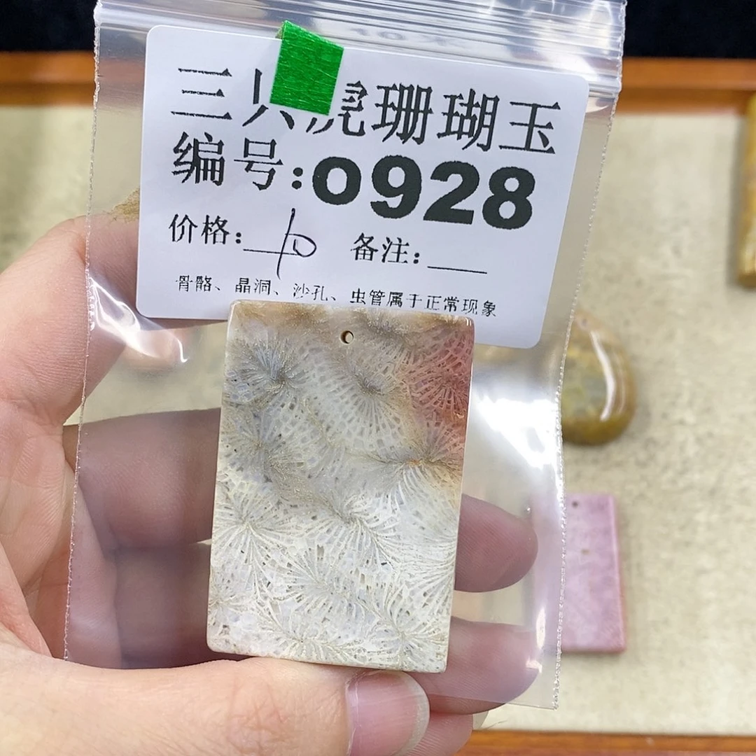 硅化珊瑚（珊瑚玉）1未镶嵌老****上