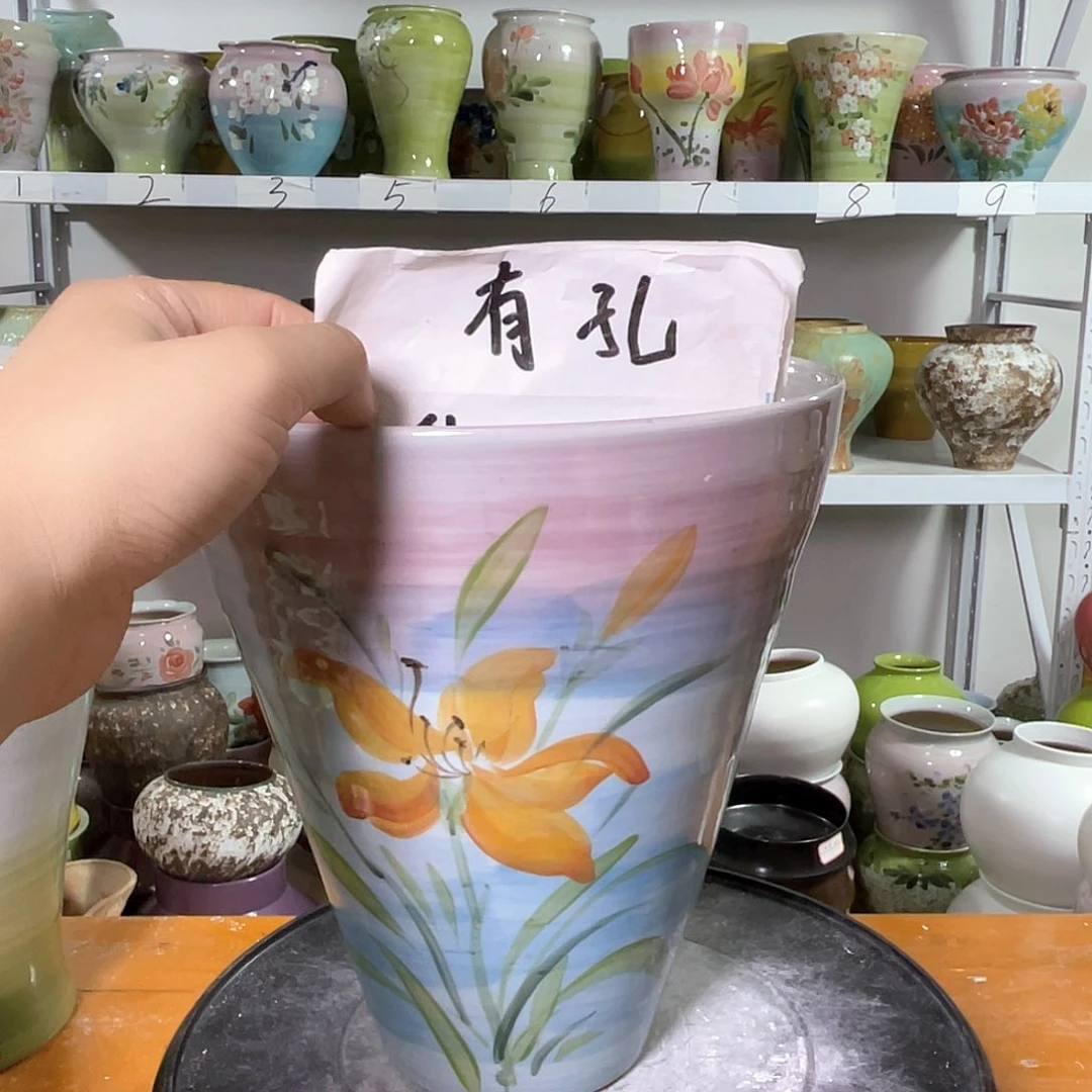 景德镇陶瓷花盆花器123