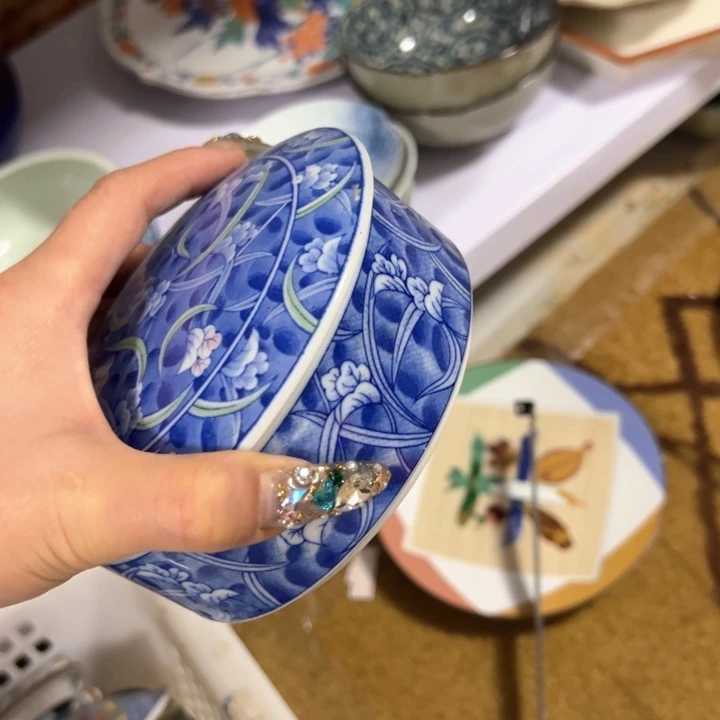 盖碗静**月瓷器直播放漏中