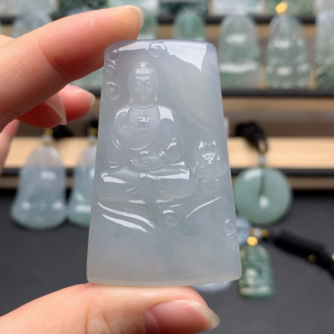 颈饰未镶嵌翡翠吖*阿弥陀佛