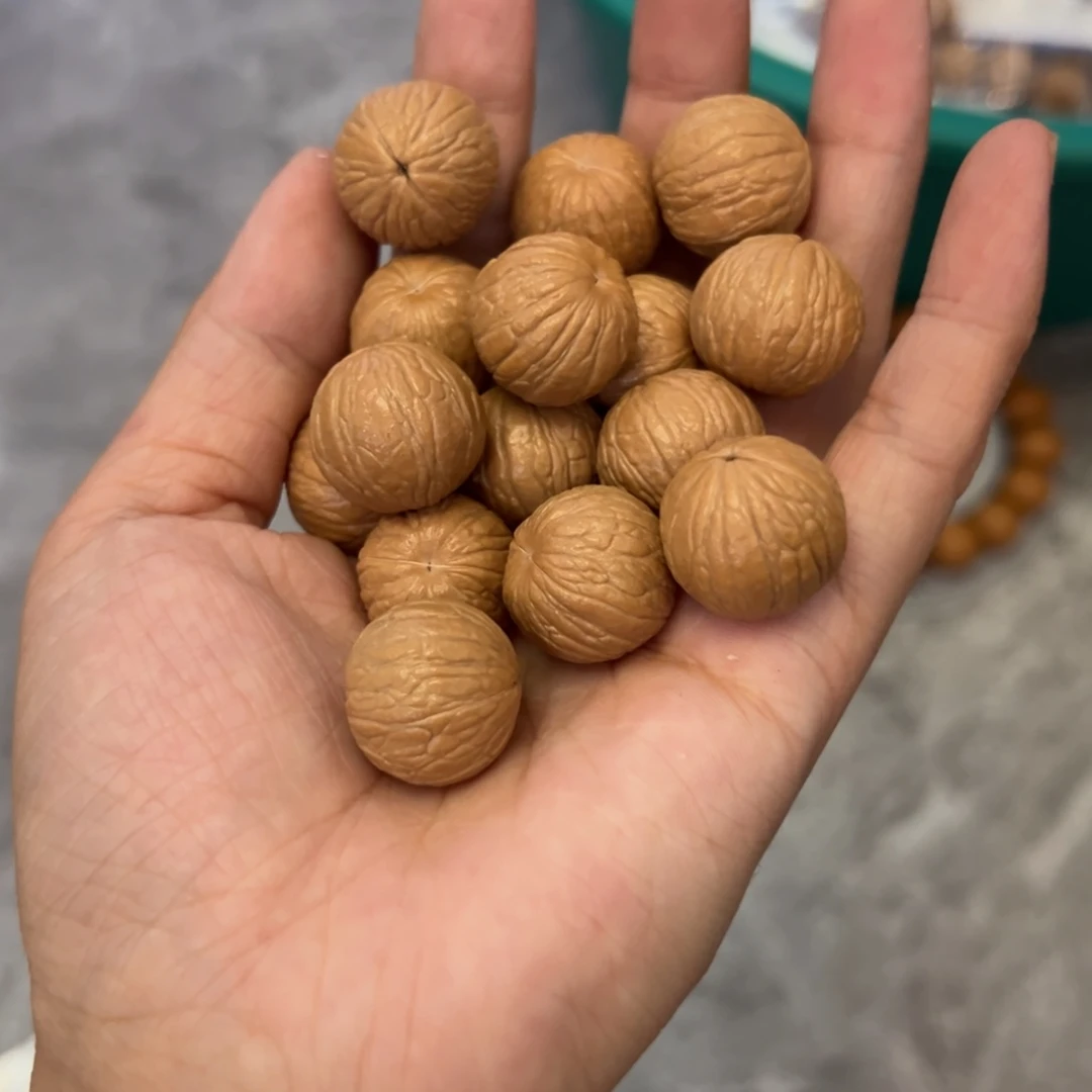 一***️手串猴头核桃聚宝盆18尺寸0.2误差