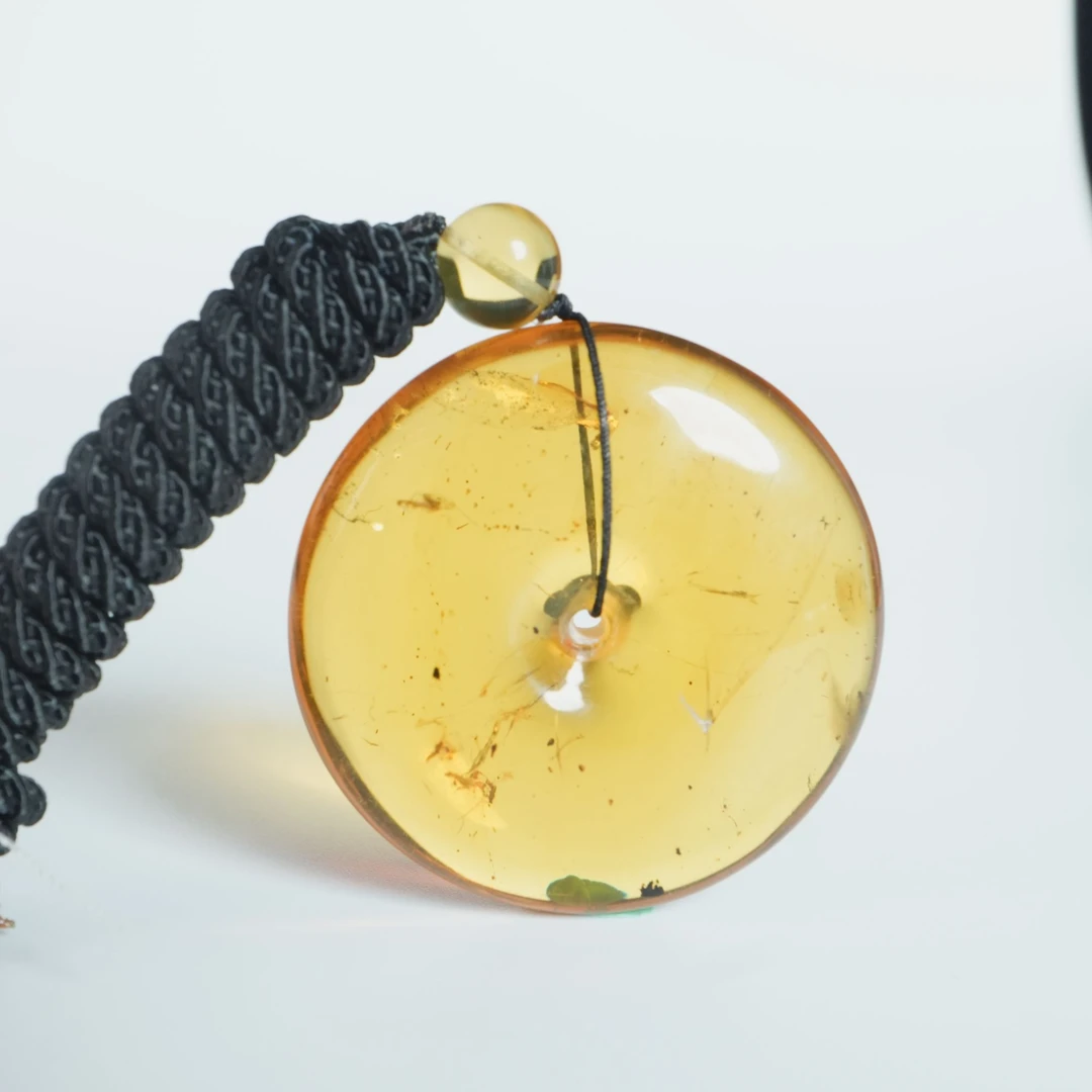 M4845 缅珀平安扣吊坠 40*11mm 14.03g