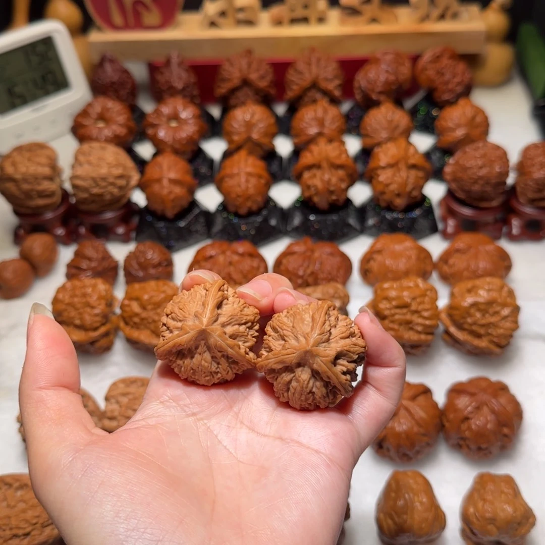 吊坠文玩核桃36文山三棱