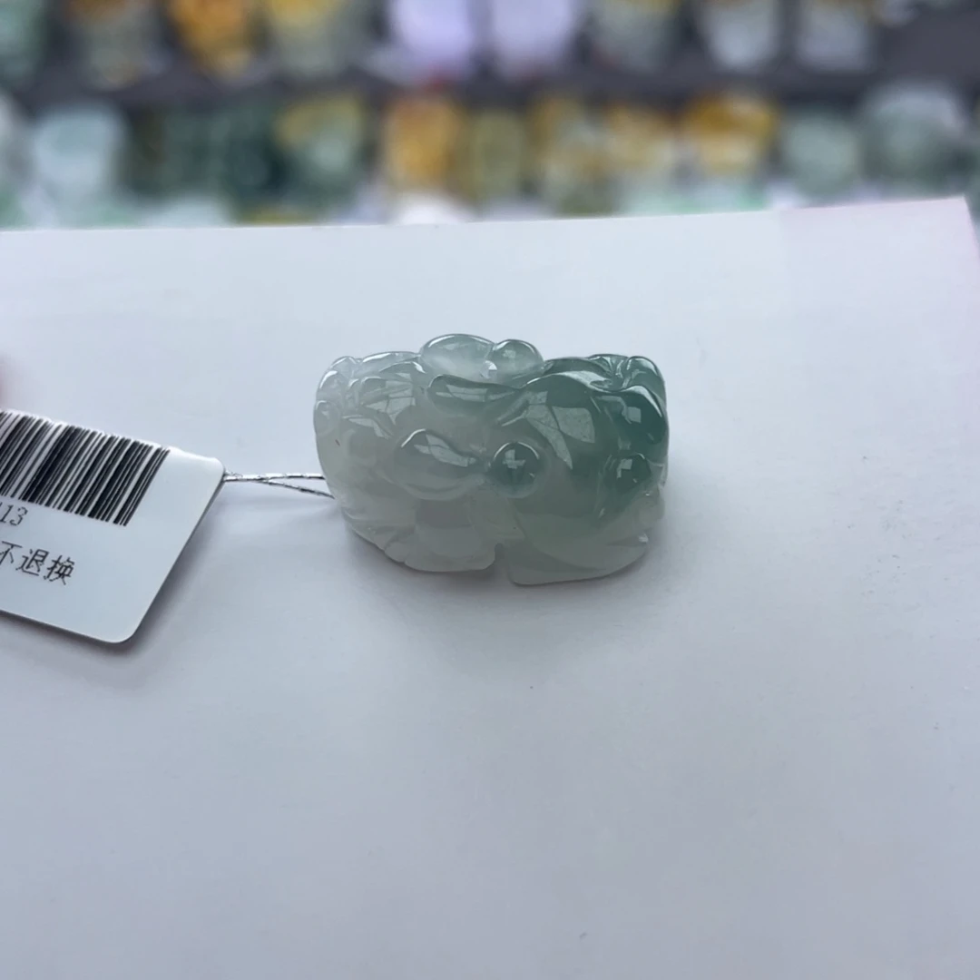 翡翠颈饰未镶嵌貔貅