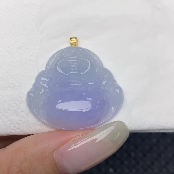 翡翠18K金镶嵌颈饰翡翠