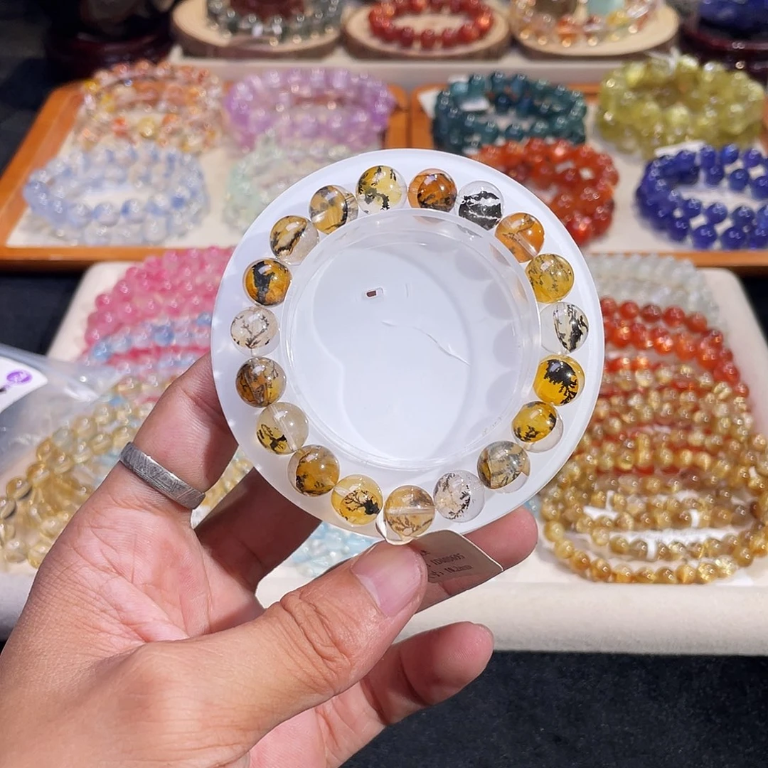 手链未镶嵌水晶黄小树星光10.2mm