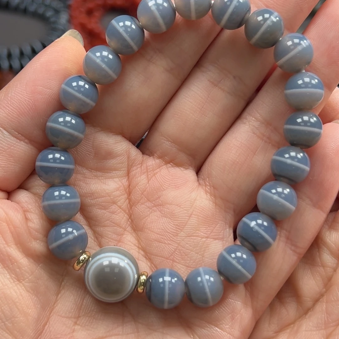 玛瑙/玉髓合金手链