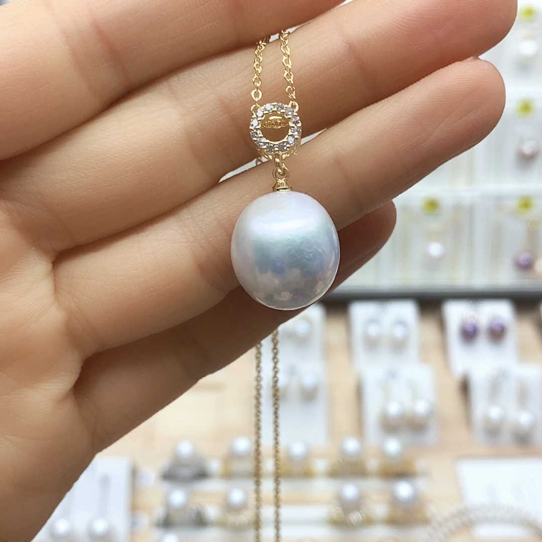 淡水珍珠吊坠(不含链)未镶嵌