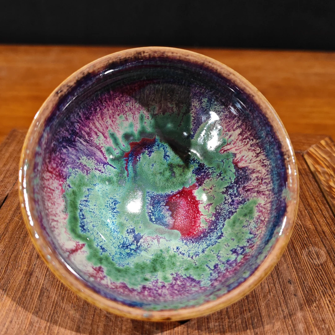 【孔家钧窑甄选】-束口万花盏