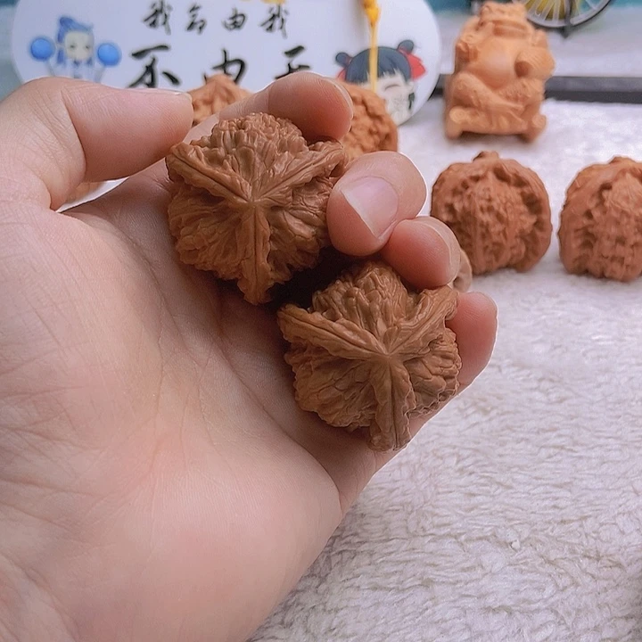 把件文玩核桃安*拉三棱