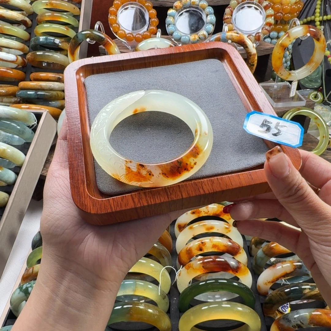 蛇纹石玉合金手镯