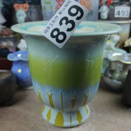 时***间景德镇手工高温陶瓷：口16高16