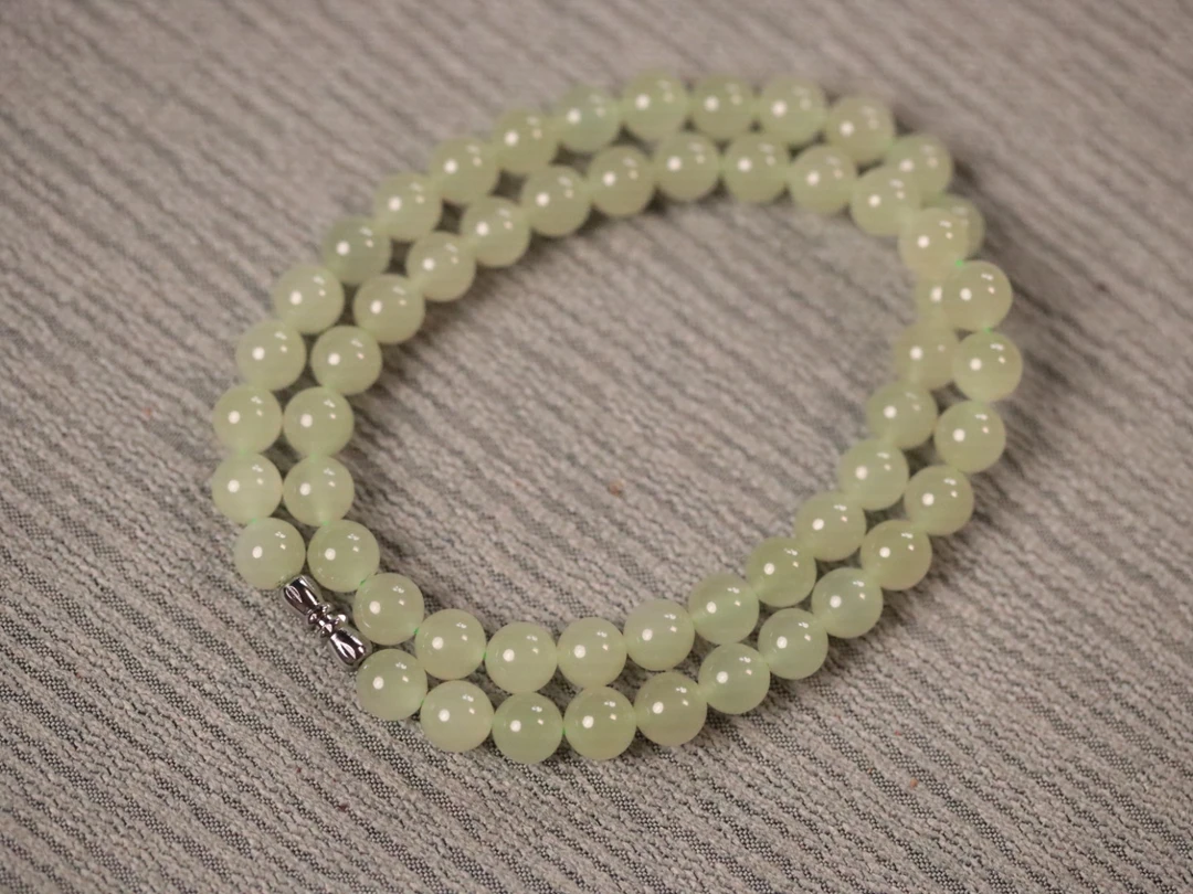 和田玉8mm【锁骨链】