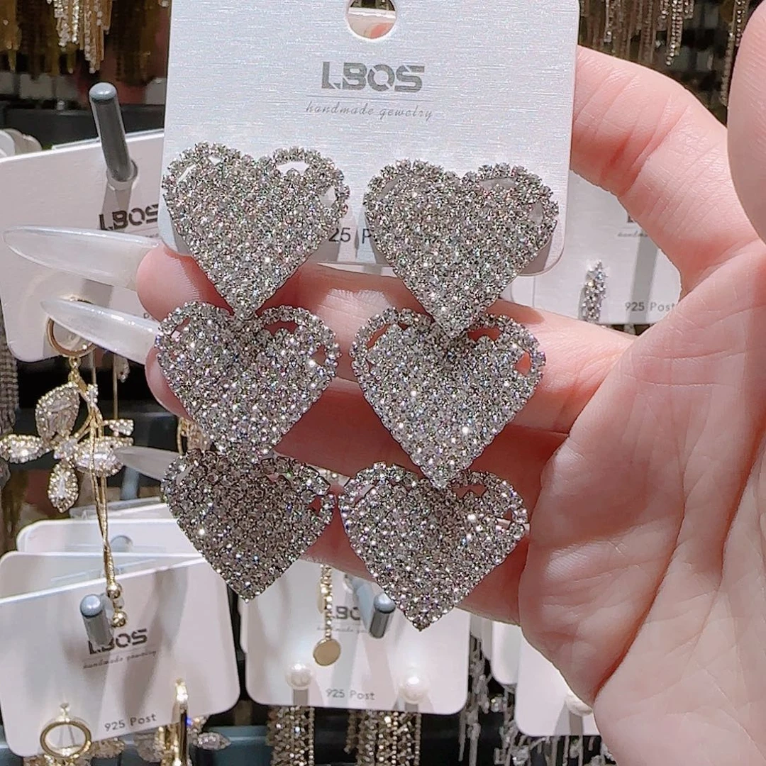 锆石铜合金925银耳环