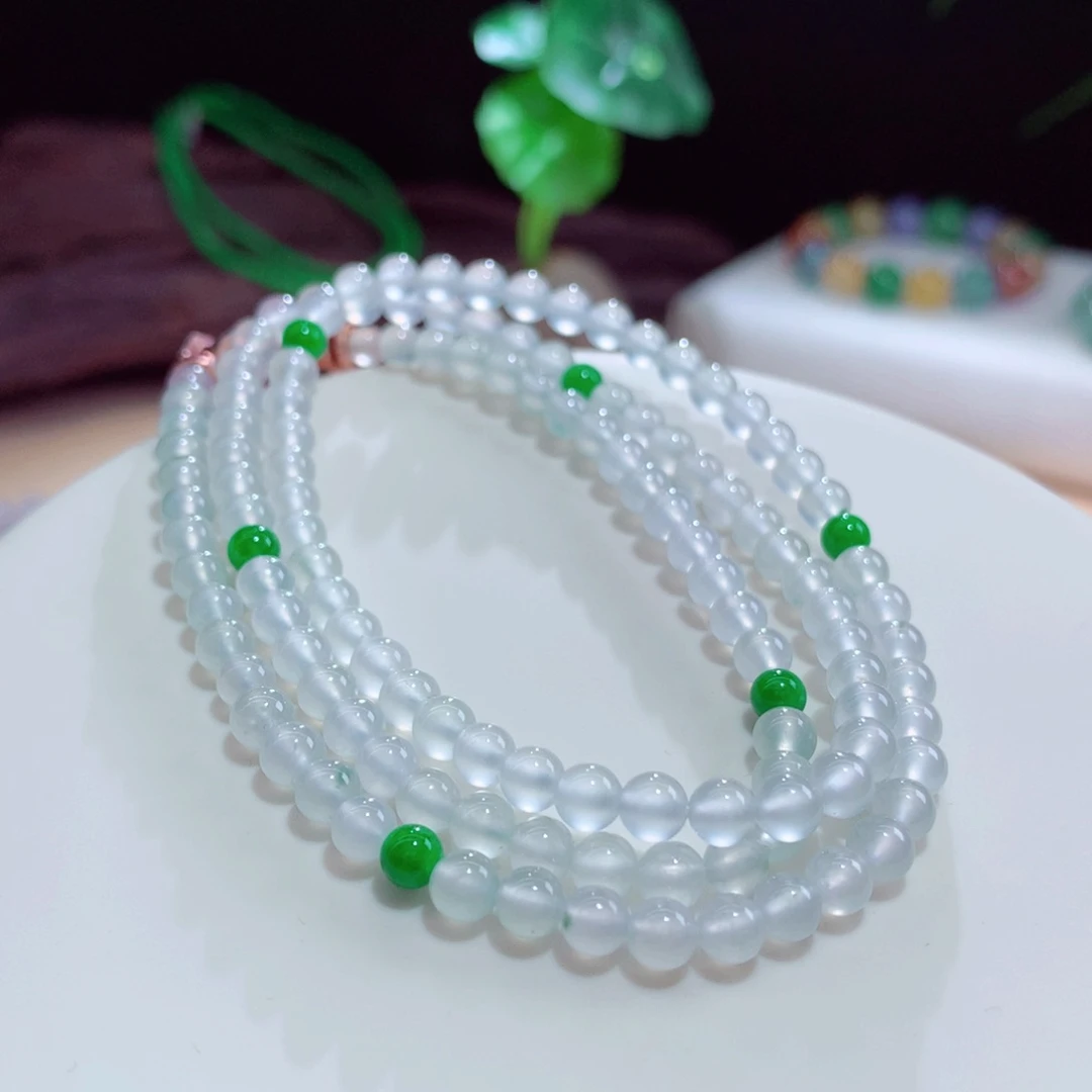 未镶嵌手链翡翠卡4.5mm
