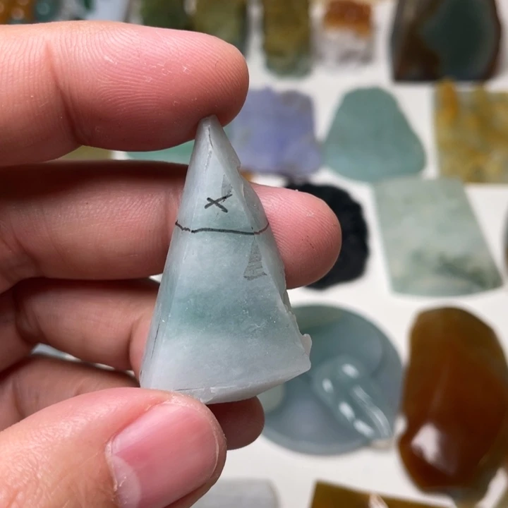 翡翠裸石缅甸翡翠A货