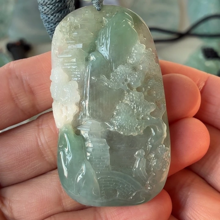 翡翠未镶嵌颈饰天然翡翠