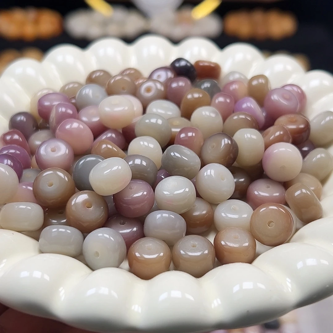 菩提根/象牙果手串卡12紫水晶药片55颗
