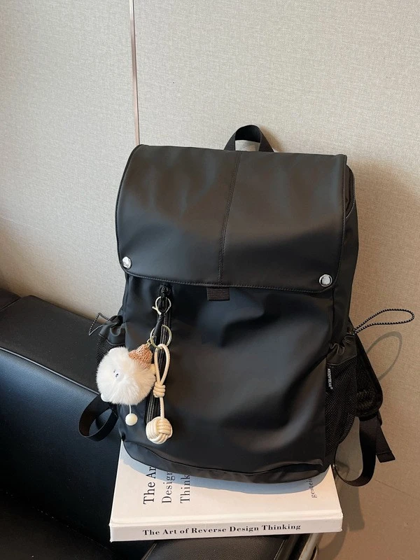 大容量尼龙布女双肩包2025新款通勤百搭后背包大学生书包