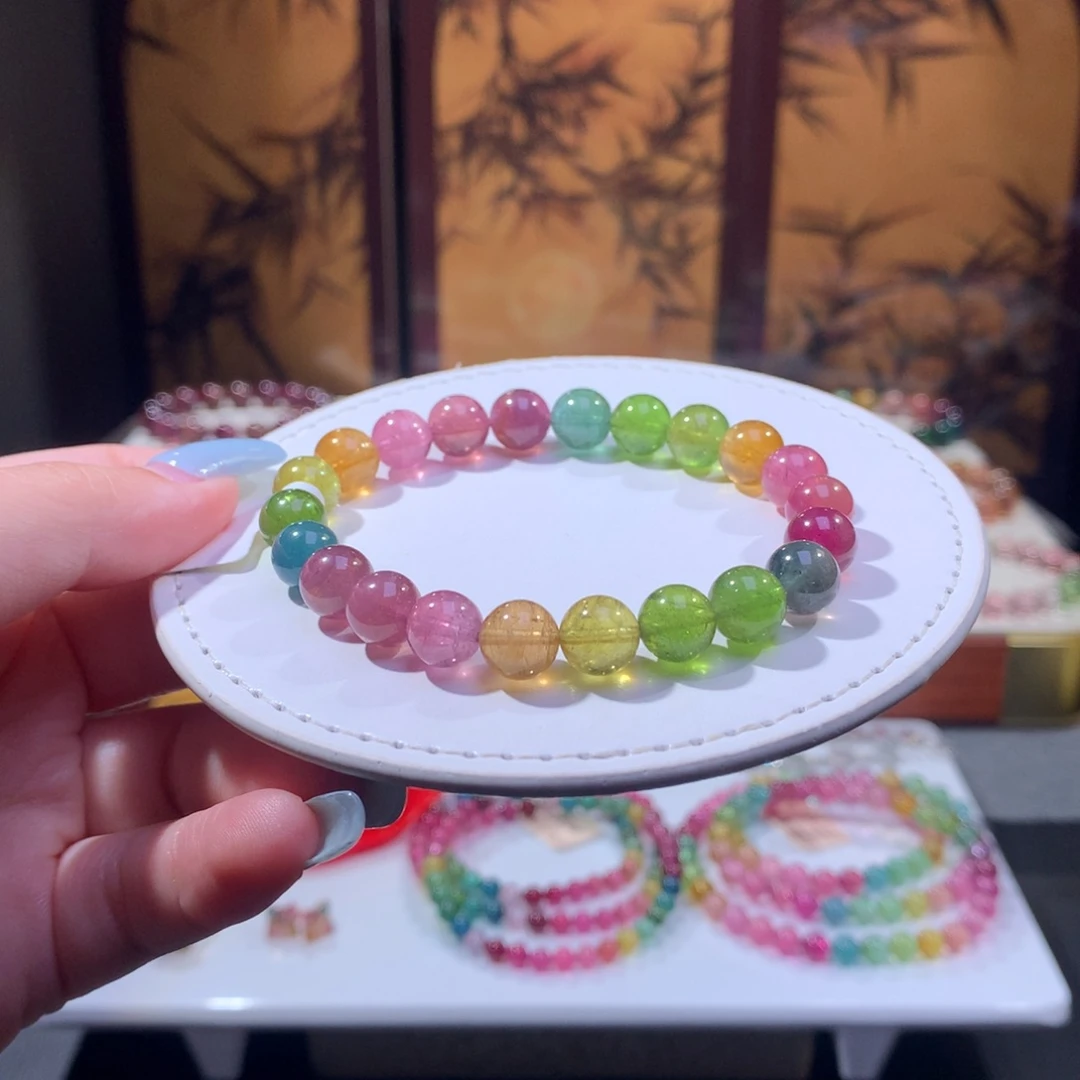 未镶嵌手链碧玺碧玺