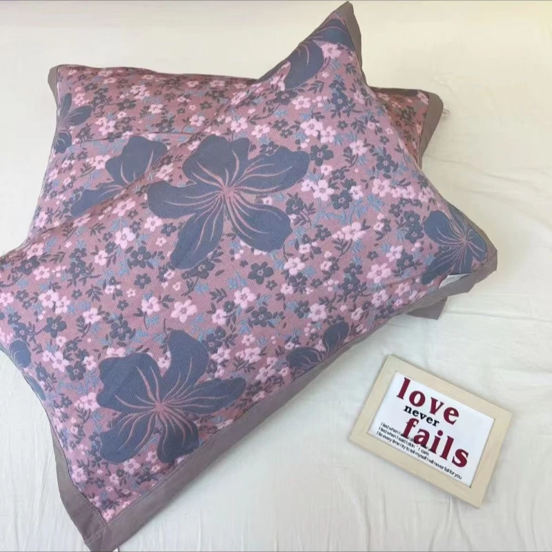 【卡梅尔-枕巾】52*78cm枕巾舒适亲肤柔软枕巾一对装四季可用