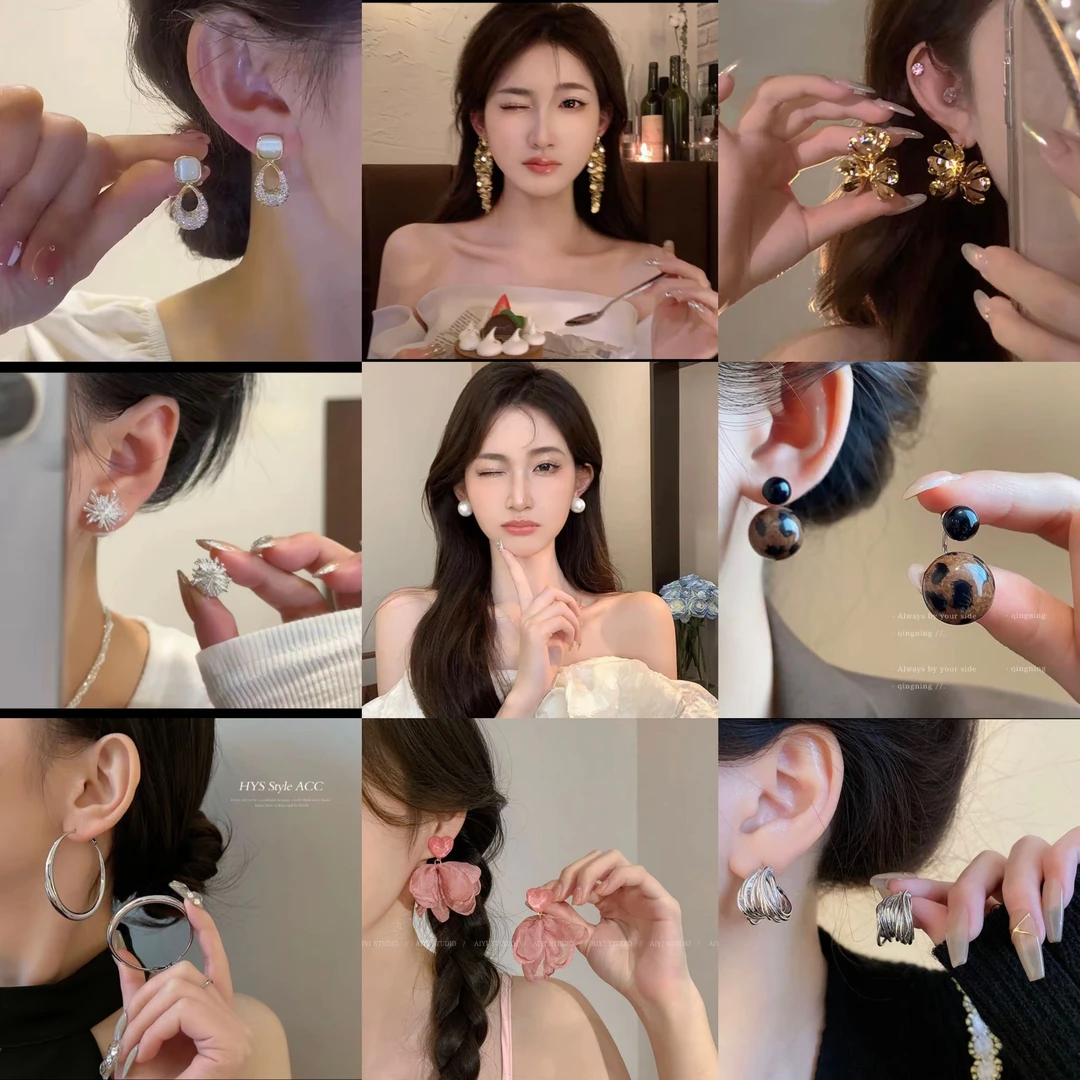 黄铜耳饰 【孤品】轻奢小众时尚百搭饰品（扣号下单）