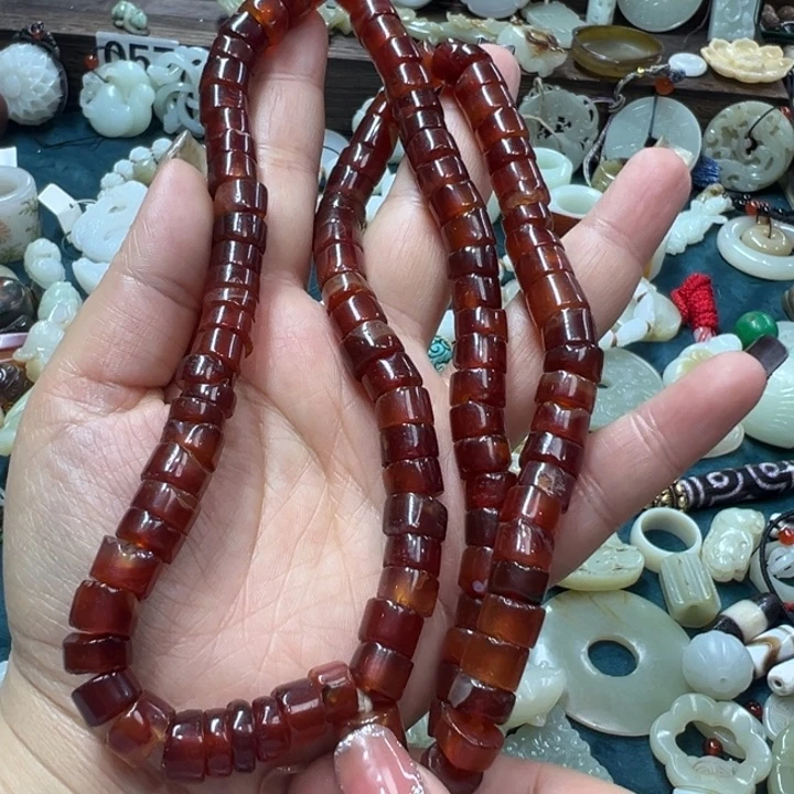南红玛瑙手链未镶嵌