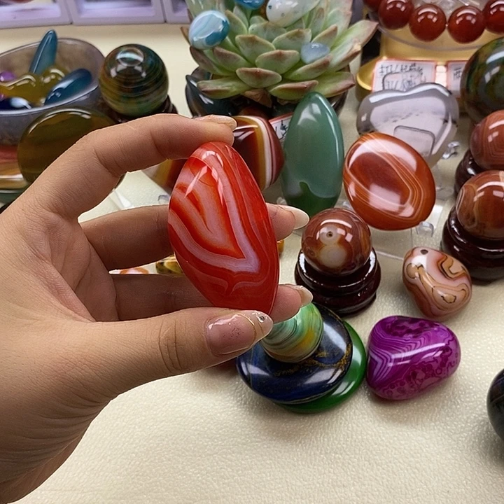未镶嵌玛瑙/玉髓珠宝奇石