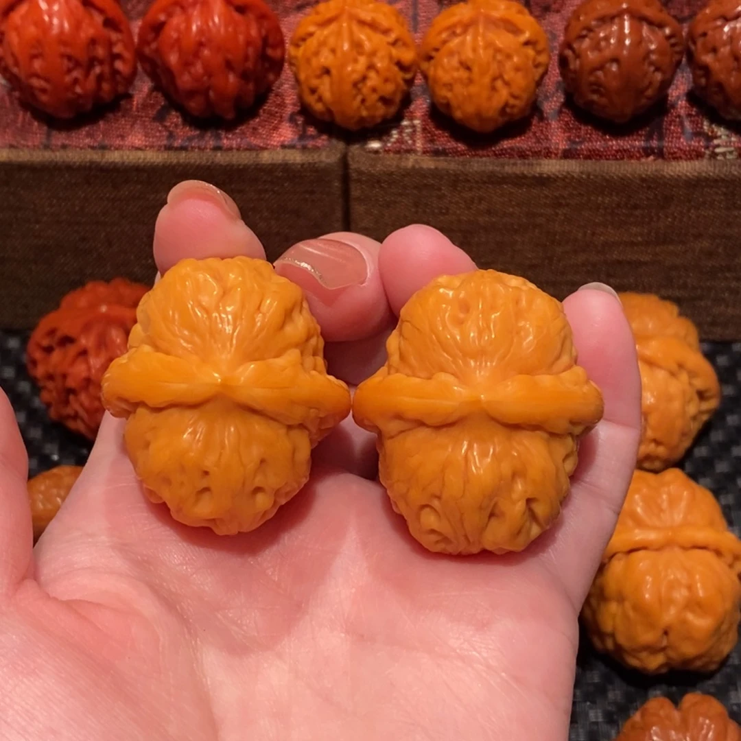 文玩核桃把件平谷元宝40 精品762