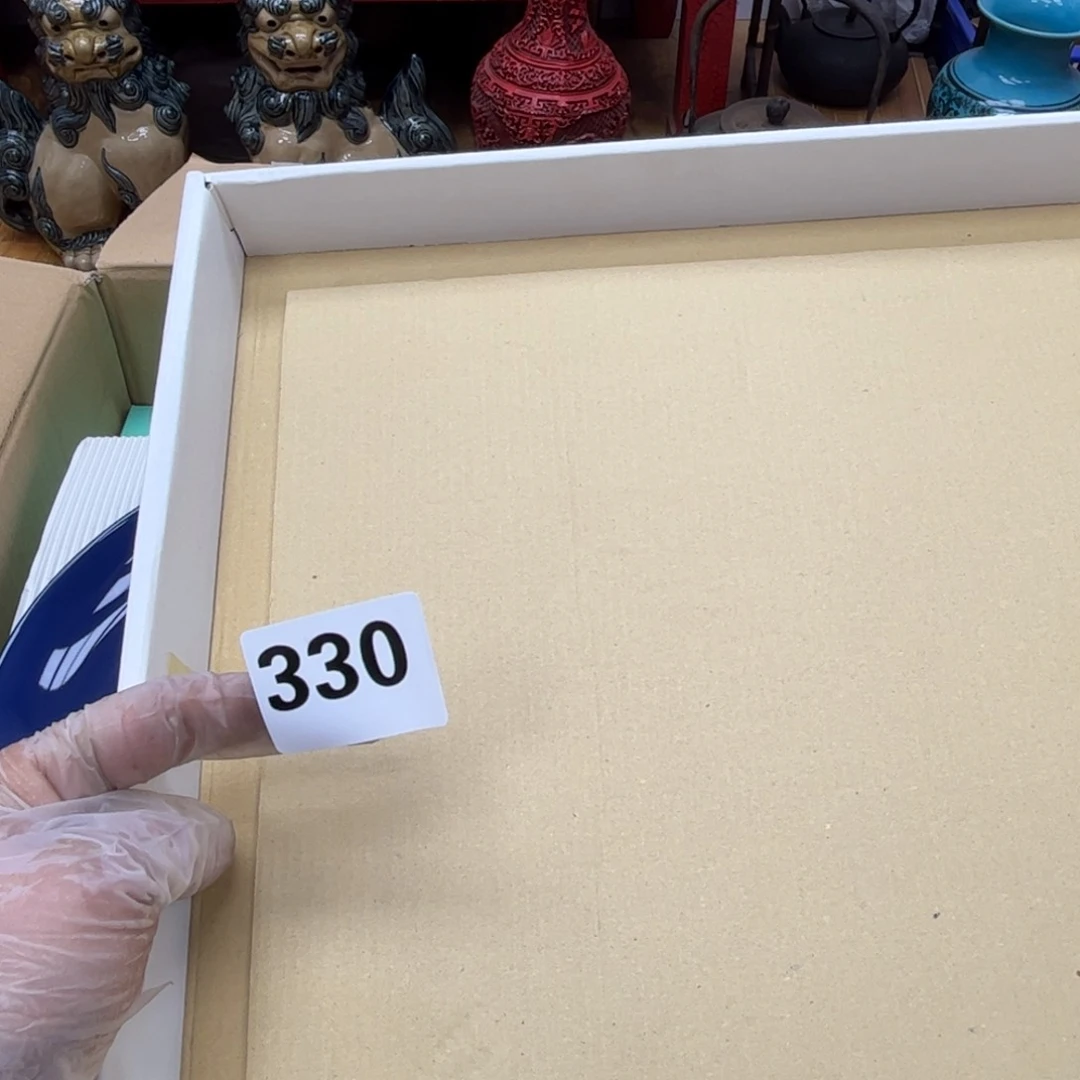 瓷片风****量摆件工艺品摆件666