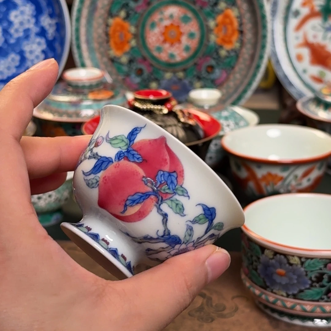 纯手工手绘陶瓷茶具