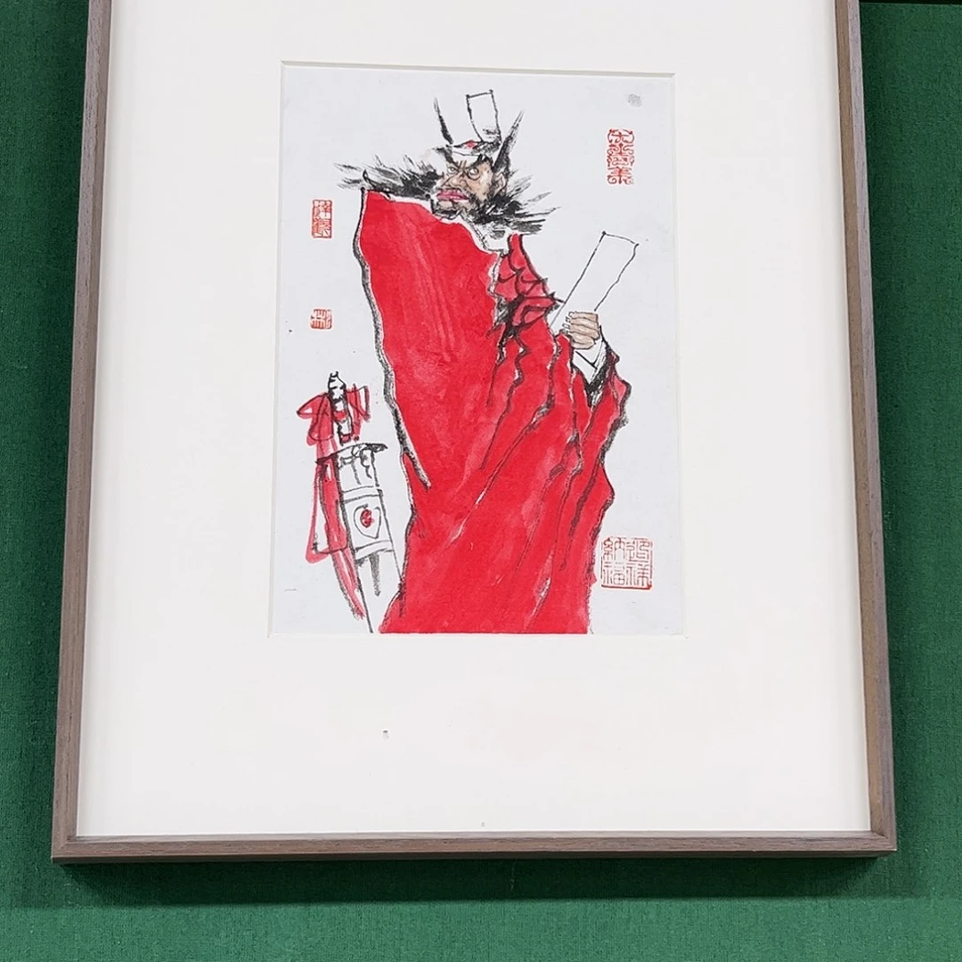 国画张彬带框精装裱福利