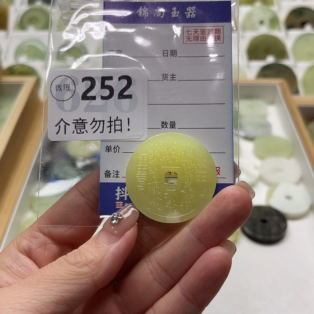 浅****蛇纹石玉未镶嵌颈饰