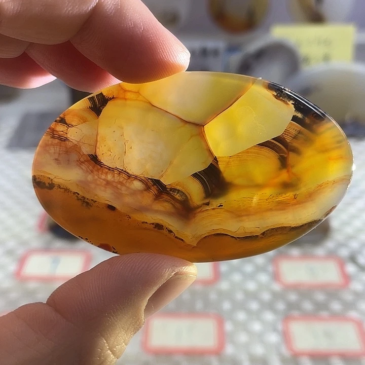 玛瑙/玉髓合金颈饰