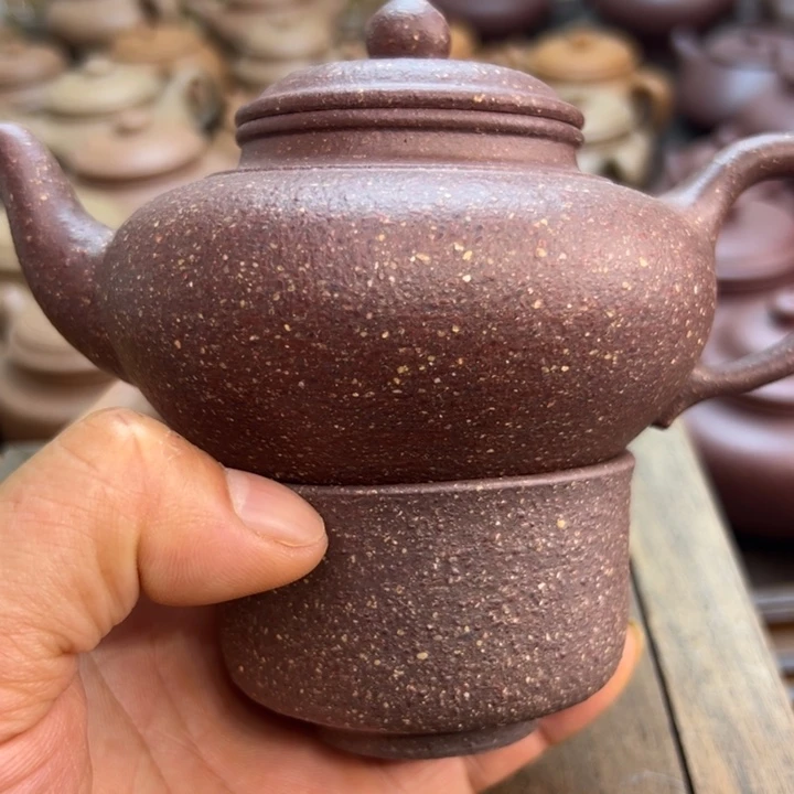 茶壶紫砂天青泥料