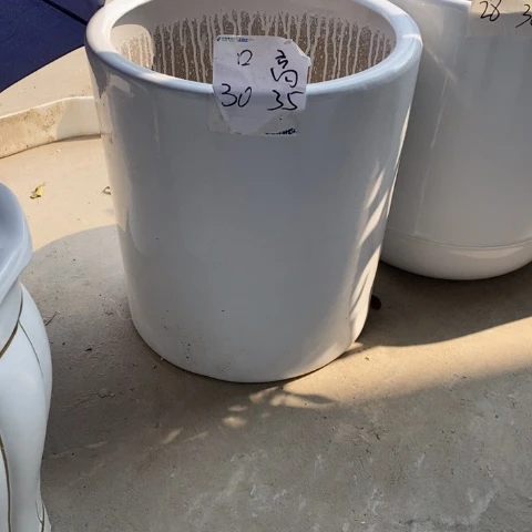 低腰白圆柱大 口30/35