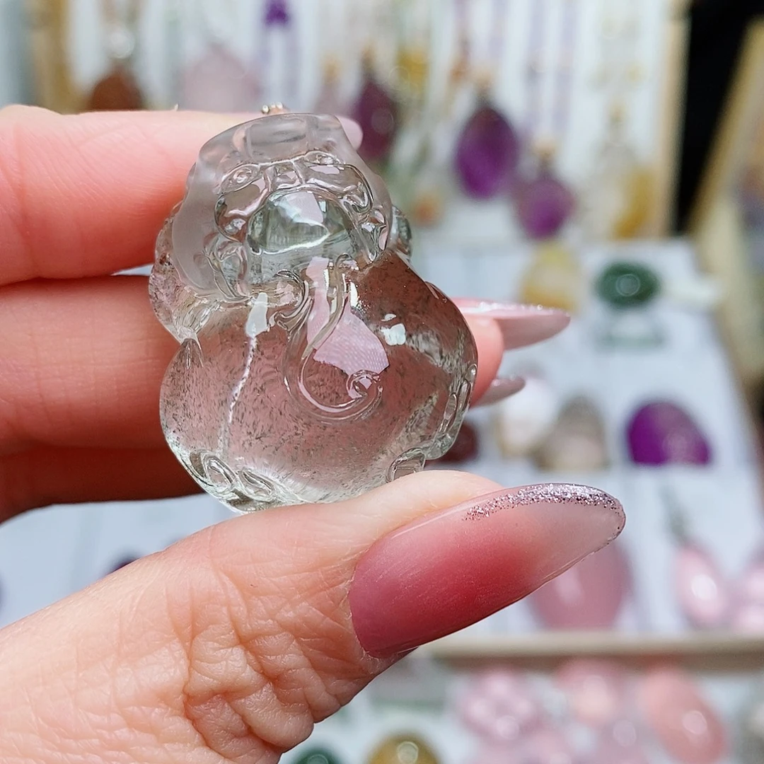 水晶未镶嵌吊坠(赠链)