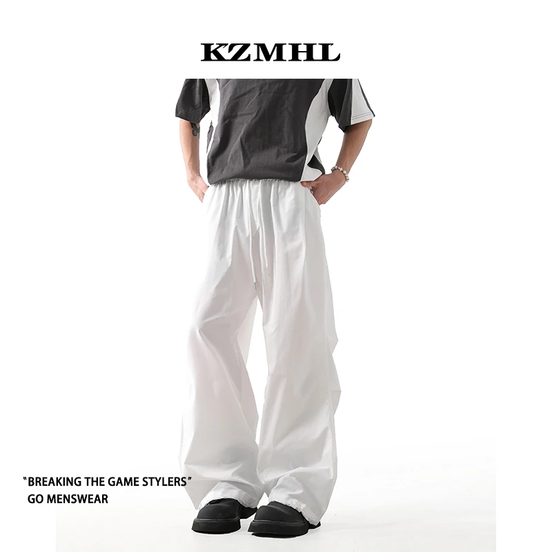 KZMHL伞兵裤夏季薄款速干运动裤户外休闲宽松直筒长裤裤子