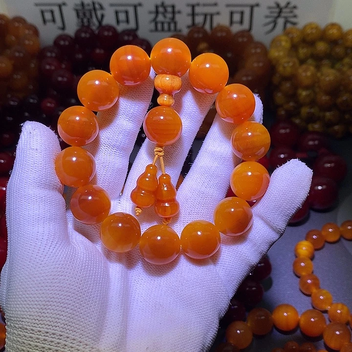 松木（琥珀木）手串/手链1.6 包浆高货